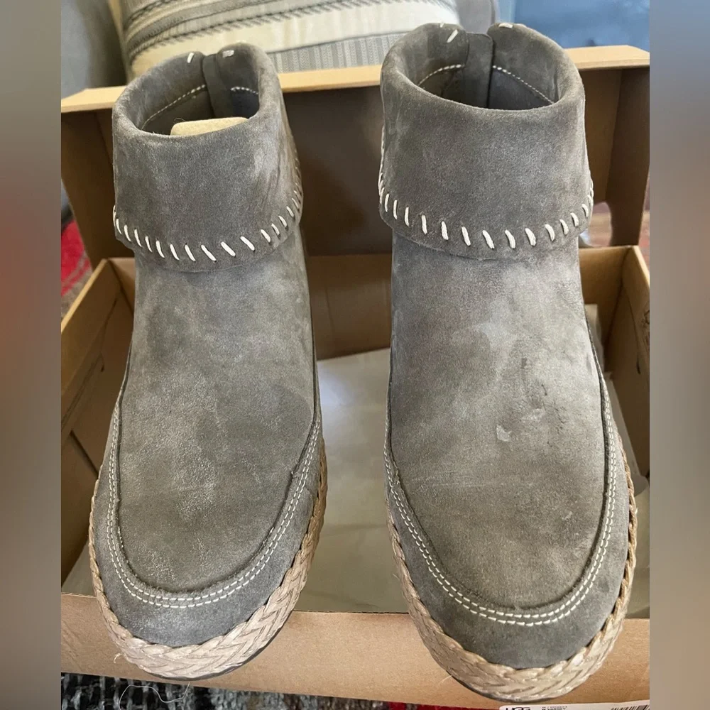 UGG Women’s Taupe Suede Boots - Picture 5 of 9
